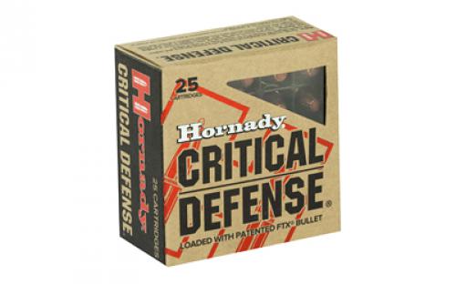 hornady critical defense 9mm 25 round box