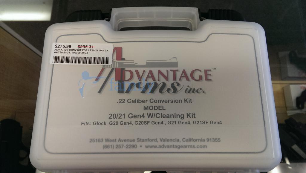 Advantage Arms .22 Conversion Kit Fits G20/21 GEN4 w/ Range Bag -  RockYourGlock
