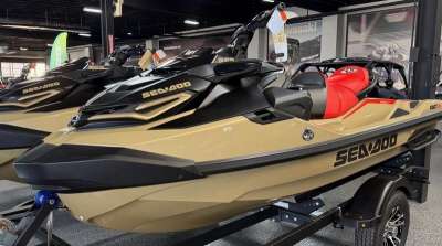 2025 Sea-Doo RXT-X 325 Metallic Tan / Lava Red Premium