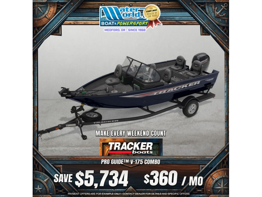 2026 Tracker Pro Guide V-175 Combo