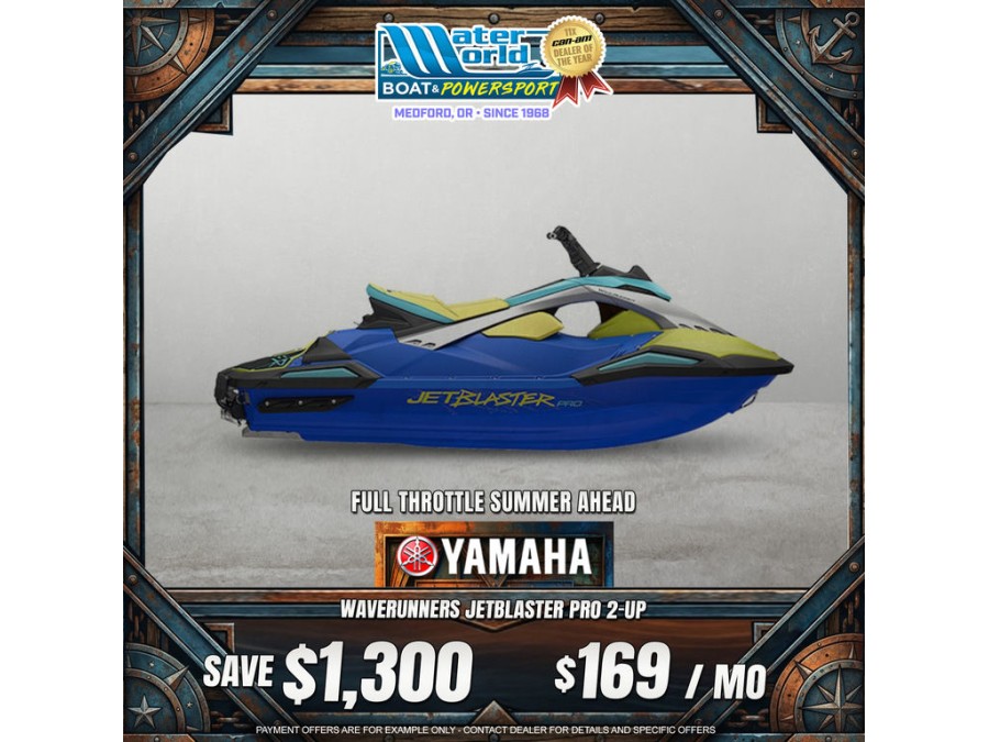 2026 Yamaha WaveRunners JetBlaster PRO 2-Up