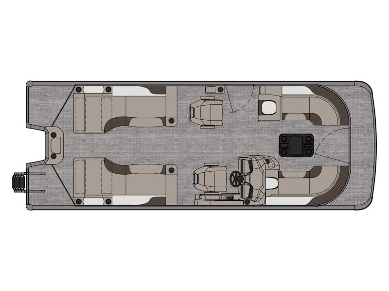 2025 Tahoe Pontoon LTZ Quad Lounger Shift 23 FT
