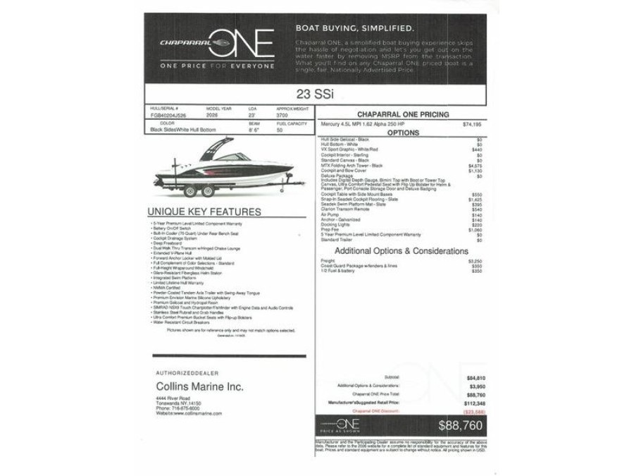 2026 Chaparral 23 SSi