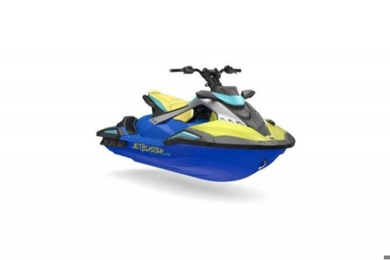 2026 Yamaha JETBLASTER PRO 3-AZURE BLUE/LUNAR YELLOW