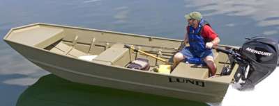 2025 Lund 1240 Jon Boat Tiller