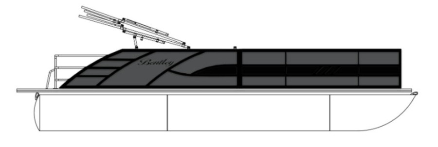2026 Bentley Pontoons Elite 253 Swingback Dual Captain Full Tube